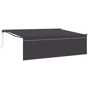 vidaXL Kokkuvolditav varikatus Antratsiit 450 &times; 350 cm
