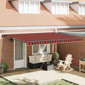 Rám markýzy Oranžová a Černá 450 × 300 cm - obrázek 1