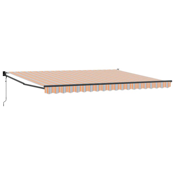 vidaXL Kokkuvolditav varikatus Mitmev&auml;rviline 450 &times; 300 cm