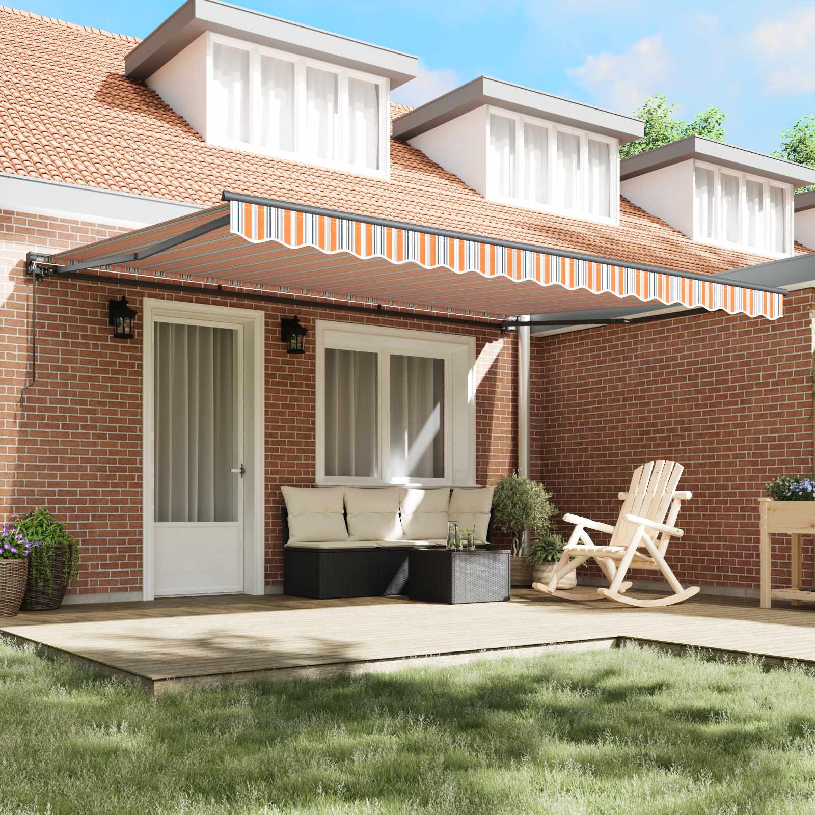 Kailastud raam Sinine ja Oranž 450 × 300 cm 3 Kõik vajalik sinu aeda ja koju! Kailastud raam Sinine ja Oranž 450 × 300 cm - Image 3