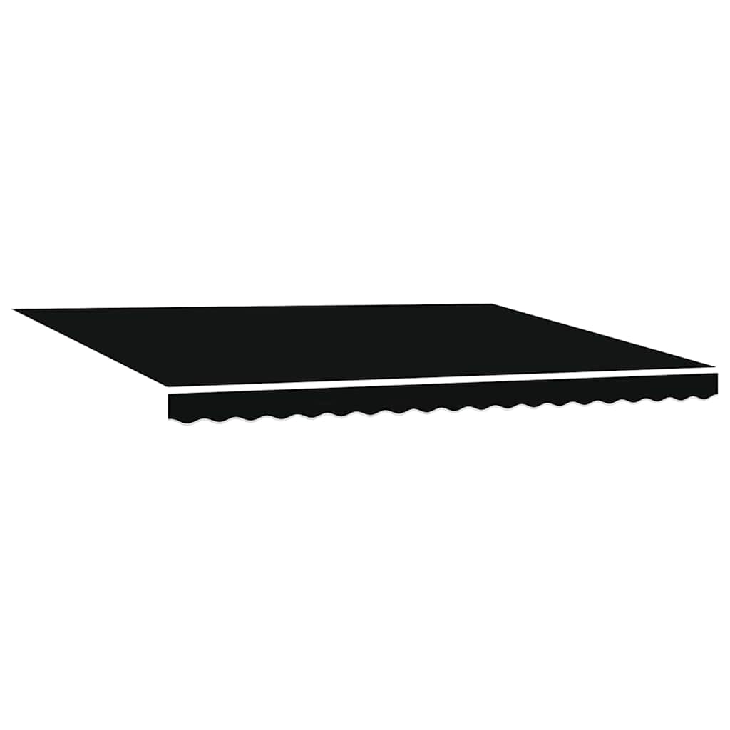 Automaattinen sisäänvedettävä markiisi Musta 450×300 cm