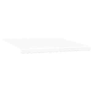 Retraktilna tenda Bela 450 × 300 cm Poliester in kovina - slika 5