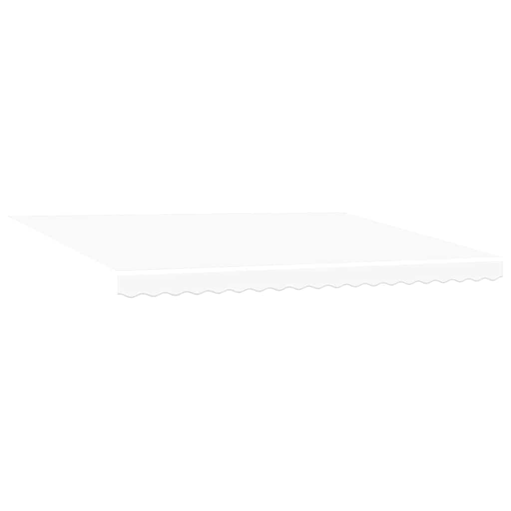 Manuaalinen Vedettävä Markiisi Valkoinen 450×300 cm