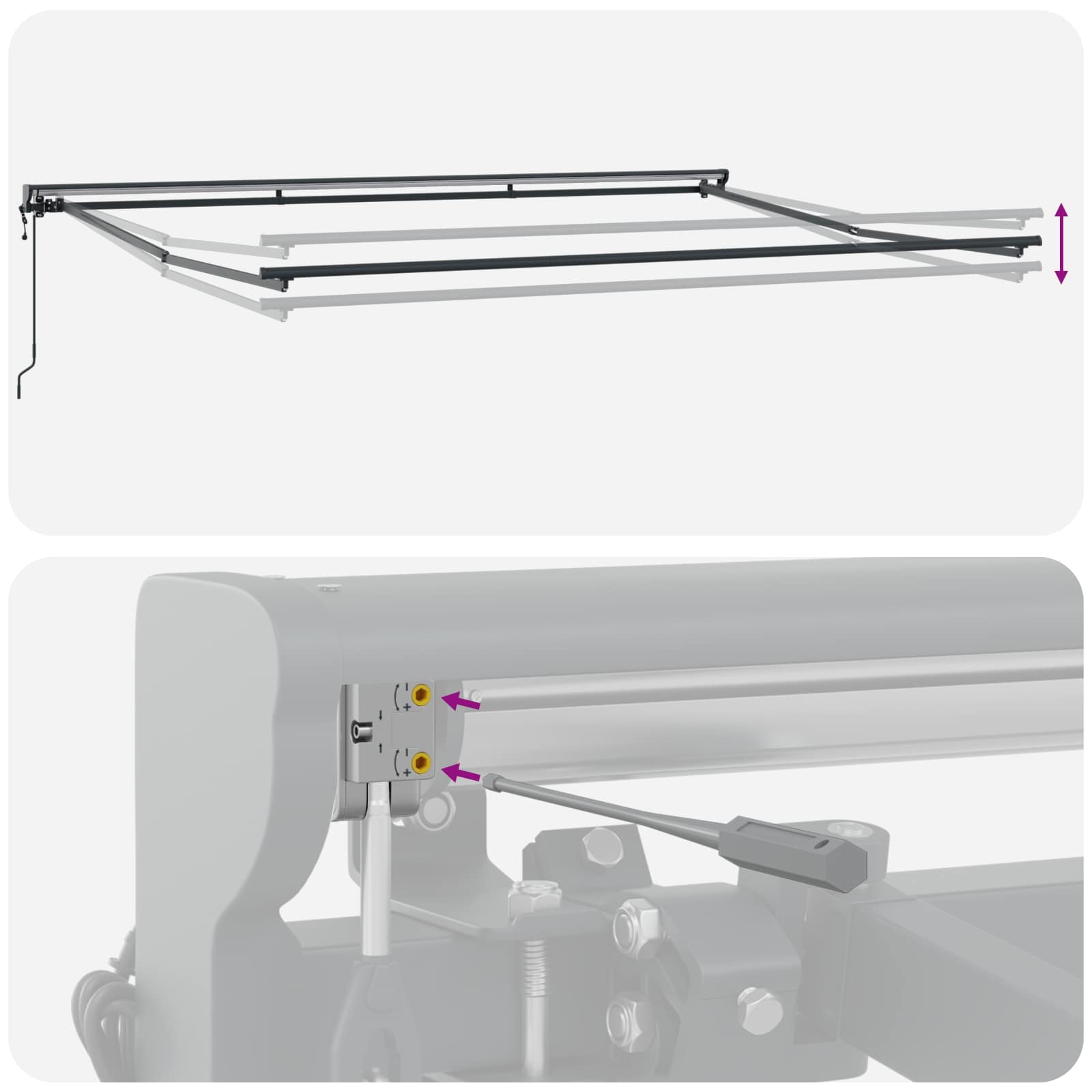 Kailastud raam Valge 450 × 300 cm Polüester PU-kattega 33 Kõik vajalik sinu aeda ja koju! Kailastud raam Valge 450 × 300 cm Polüester PU-kattega - Image 10