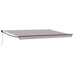 Markýza Světle šedá 450 x 300 x 165 cm Polyester a kov - obrázek 2