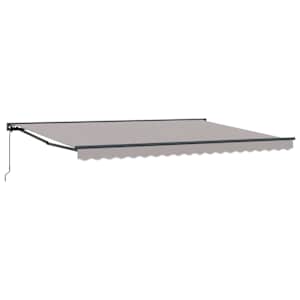 Rám markýzy Světle šedá 450 × 300 cm - obrázek 2