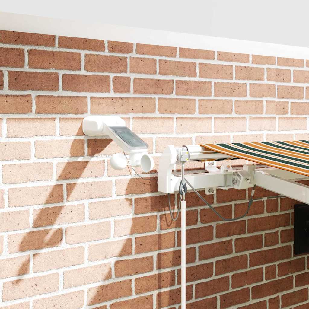 Inklapbaar Zonnescherm Groen en Geel 450 × 300 cm image 4