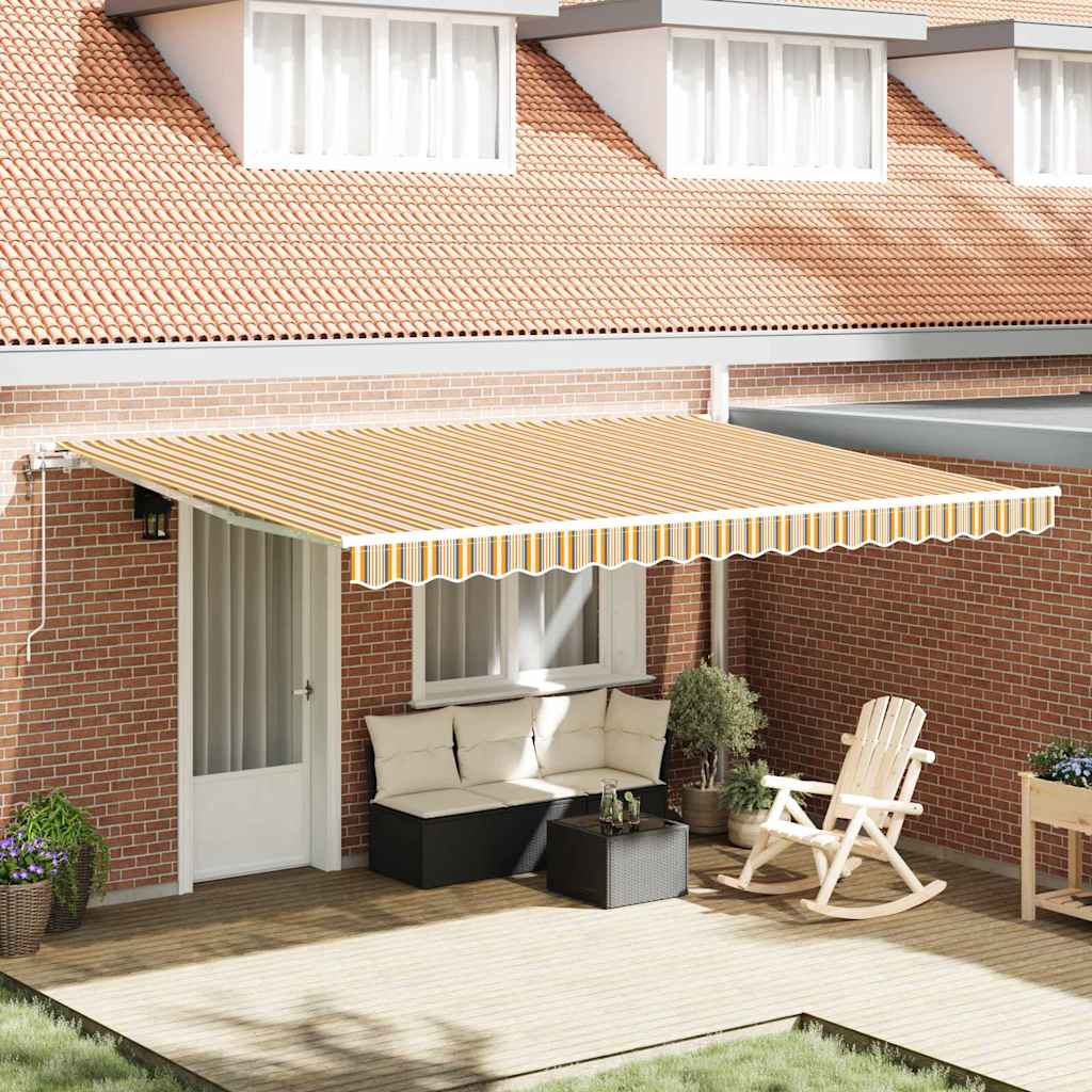 Elektrická Retrakční markýza Vícebarevný 450 × 350 cm3331115