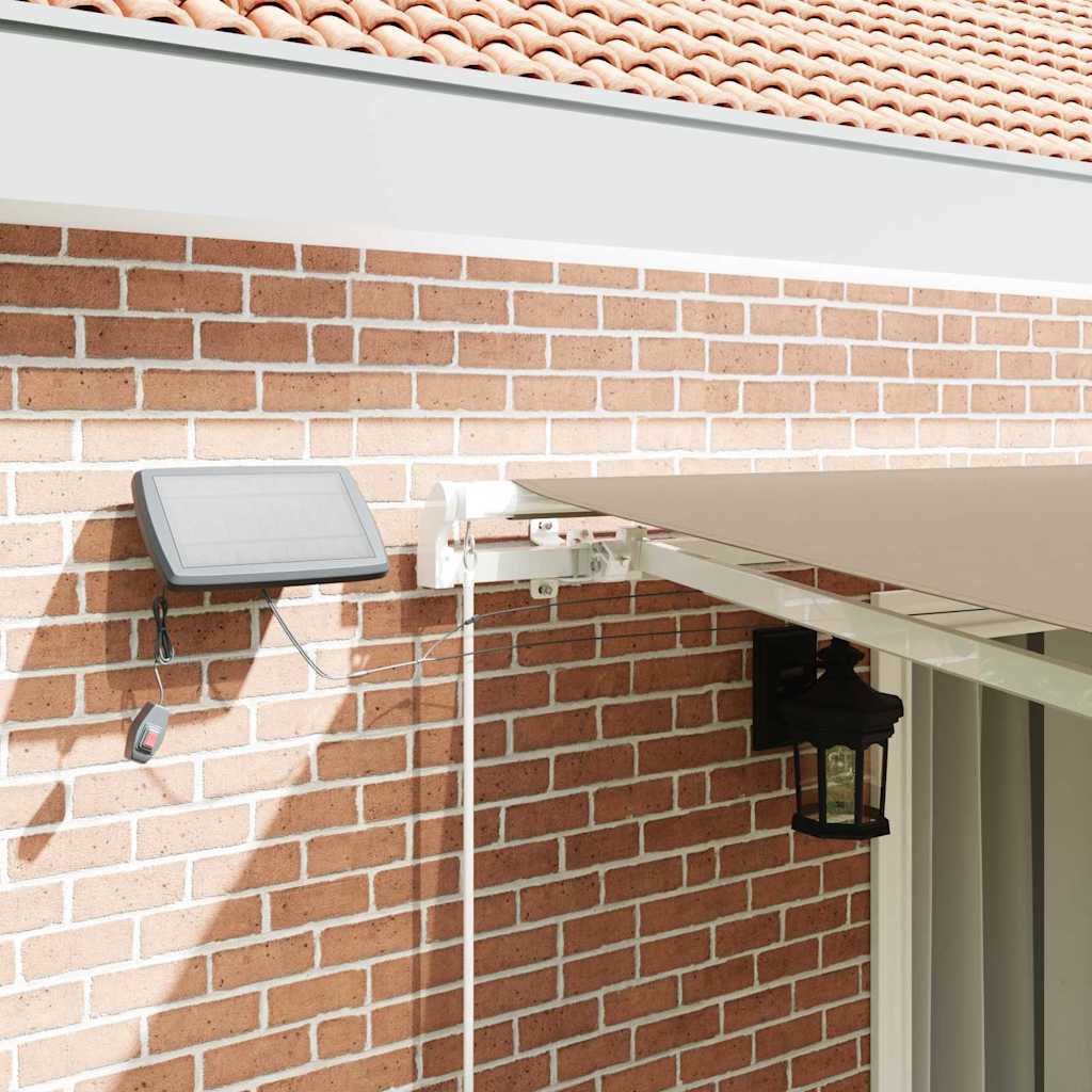 Inklapbaar Zonnescherm met 450 ×350 cm Stof image 4