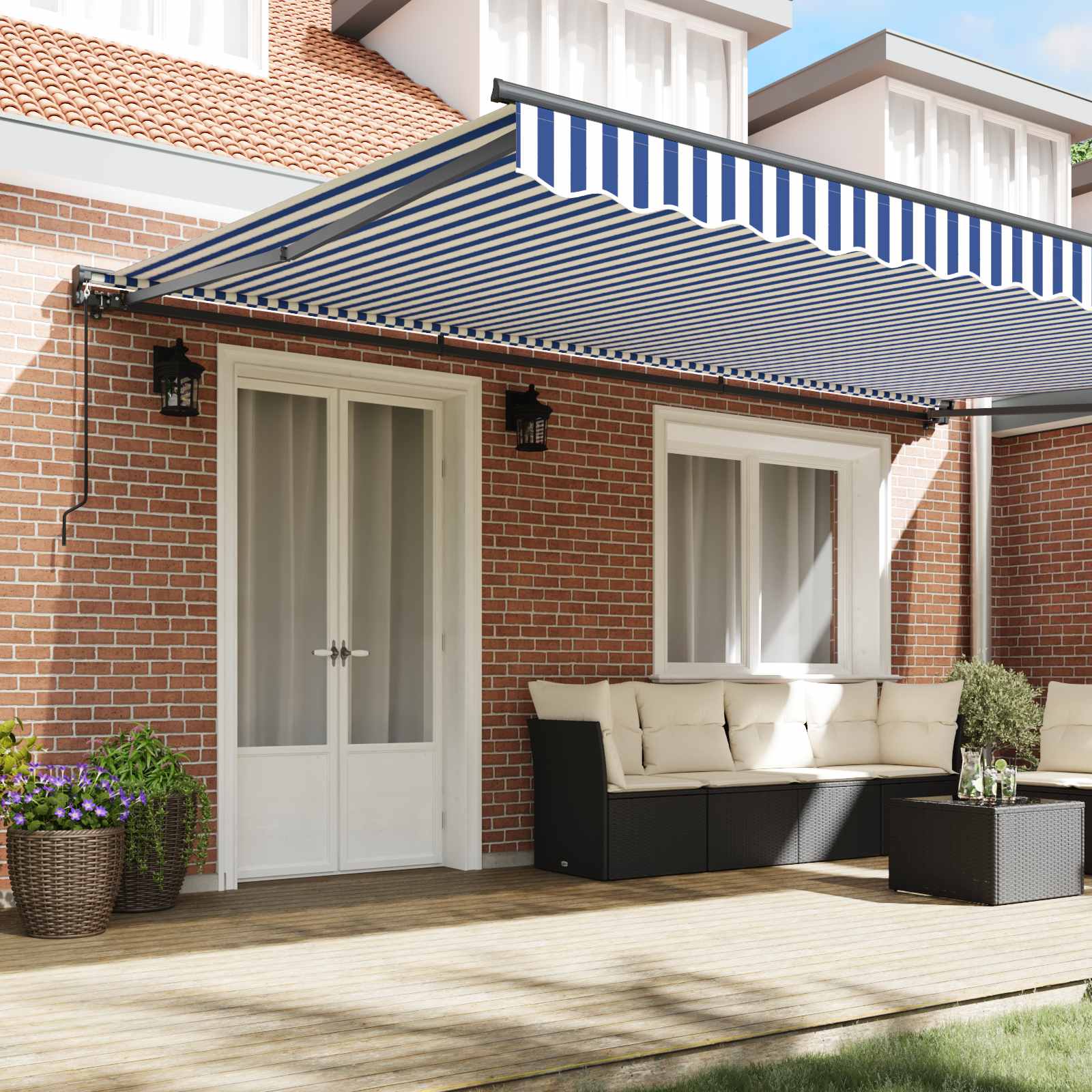 Kailastud raam Sinine ja Valge 500 × 300 cm 3 Kõik vajalik sinu aeda ja koju! Kailastud raam Sinine ja Valge 500 × 300 cm - Image 3