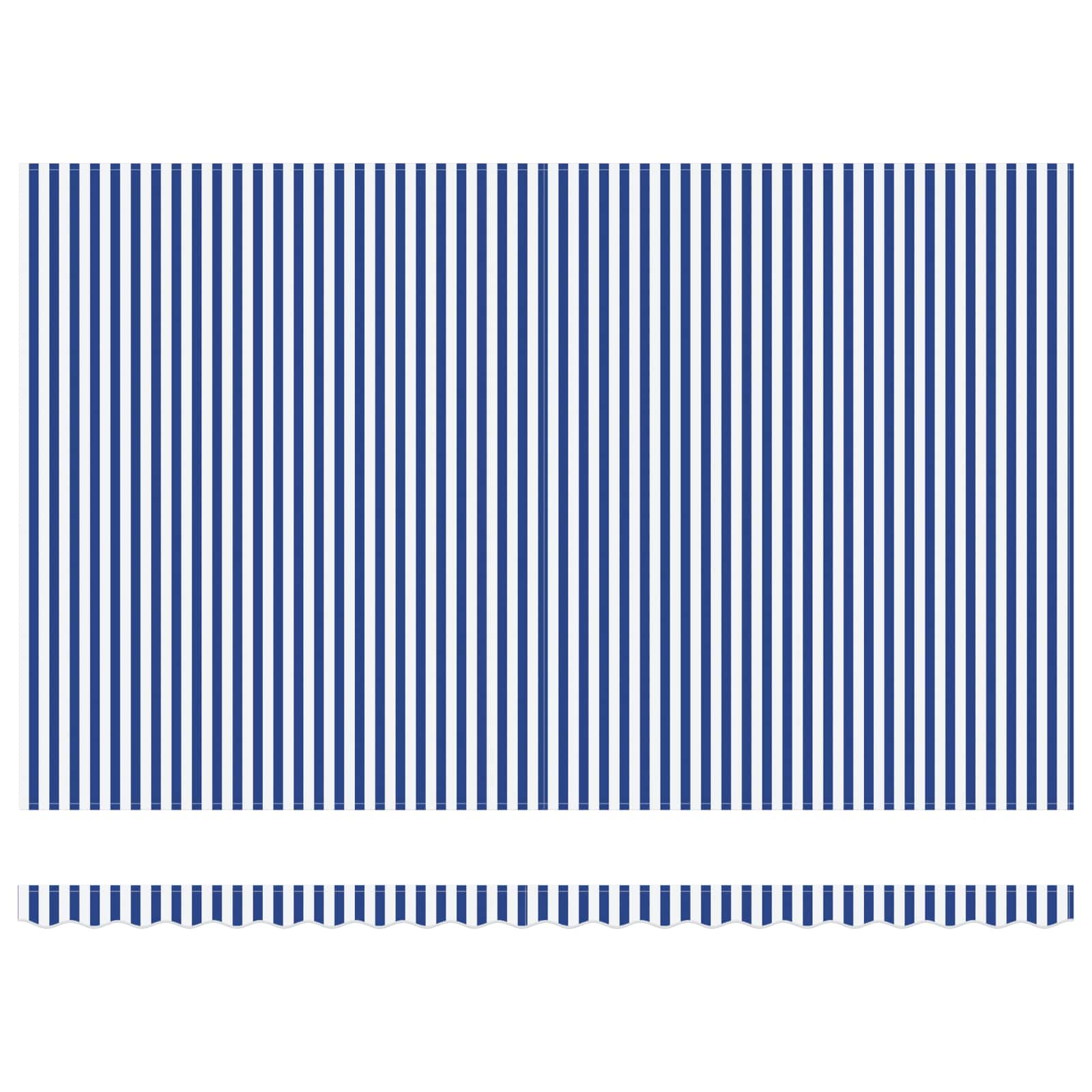 Vetoutuva markiisi Sininen ja valkoinen 500×300 cm kangas