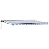 vidaXL Kailastud raam Sinine ja Valge 500 &times; 300 cm