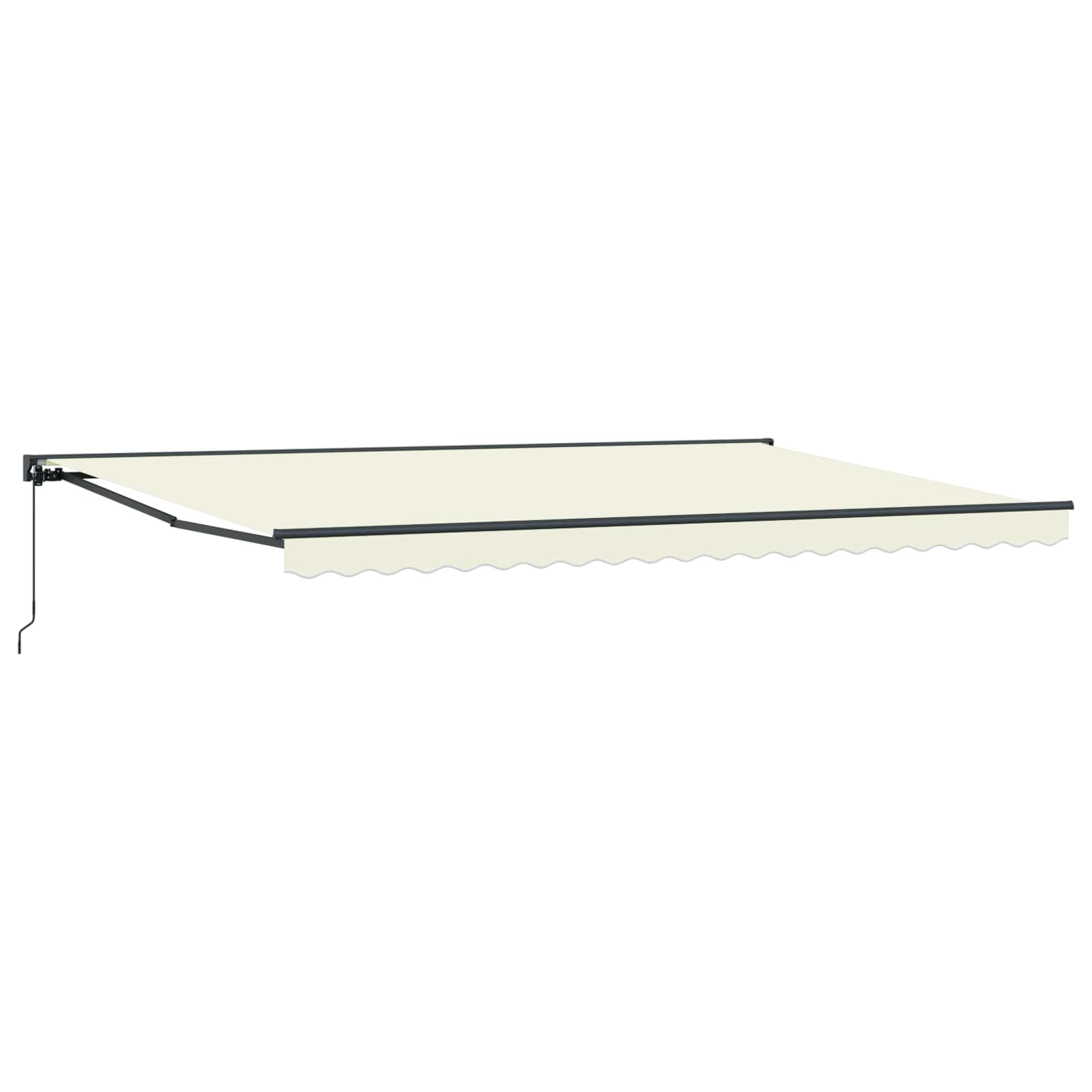 Zijde Frame Crème 500 × 300 cm Polyester met PU-coating image 2