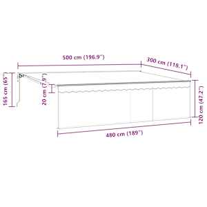 Budsorovatelné zastřešení Antracit 500 × 300 cm - obrázek 14