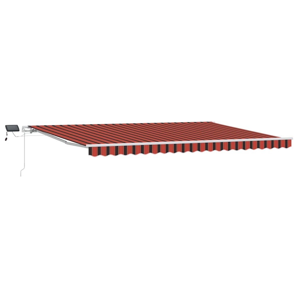 Sisäänvedettävä markiisi with Oranssi ja ruskea 500 × 300 cm