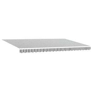Budsorovatelné zastřešení Antracitová a bílá 500 × 300 cm - obrázek 4