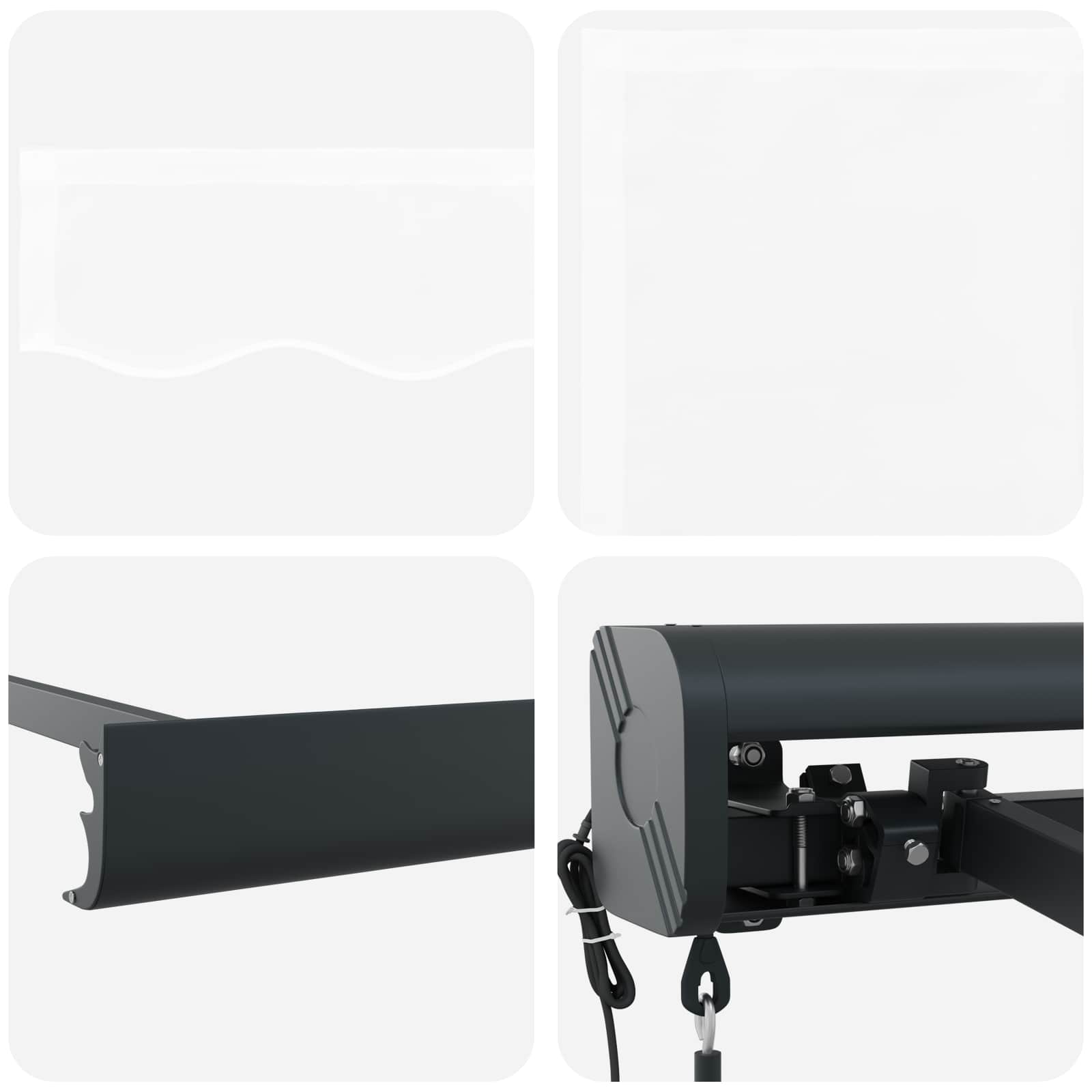 Markies Wit 500 x 300 x 165 cm Polyester en Aluminium image 7