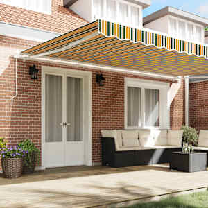 Stahovací markýza Vícebarevný 500 × 300 cm Polyester a hliník - obrázek 3