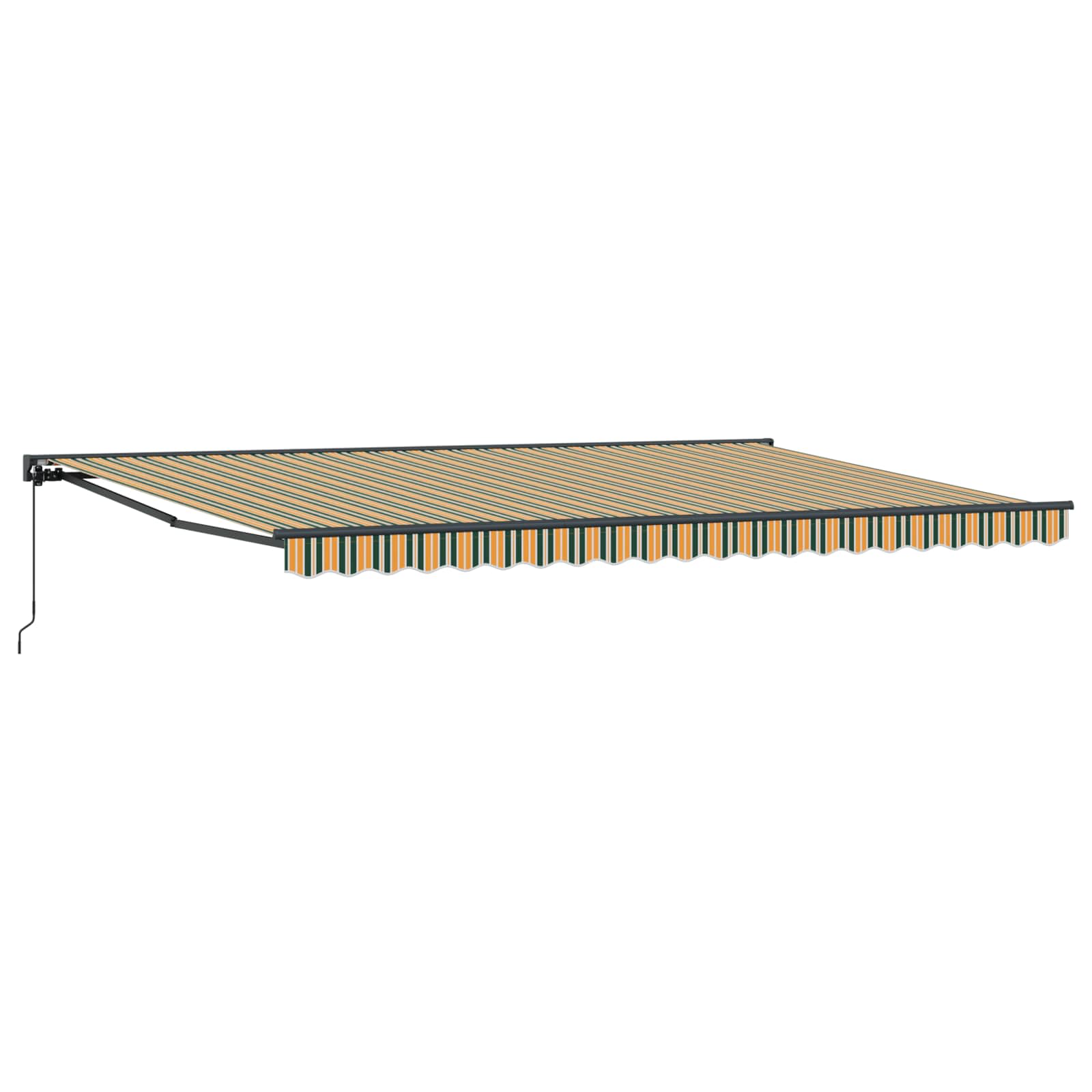 Rám markýzy Zelená a žlutá 500 × 300 cm3331457