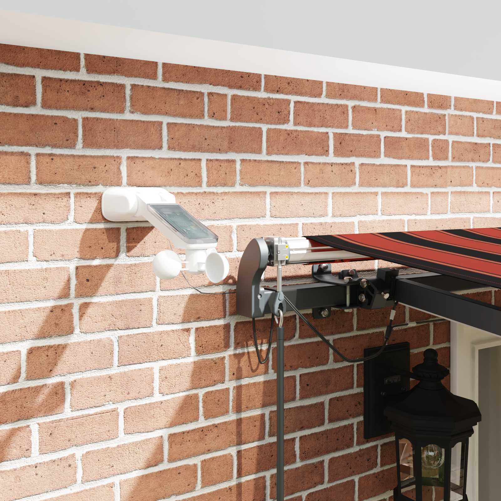 Luifeldoek met Oranje en bruin 500 × 350 cm Polyester image 4