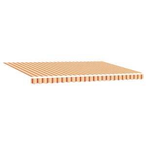 Stahovací markýza Žlutá a oranžová 500 × 350 cm Látka a hliník - obrázek 6