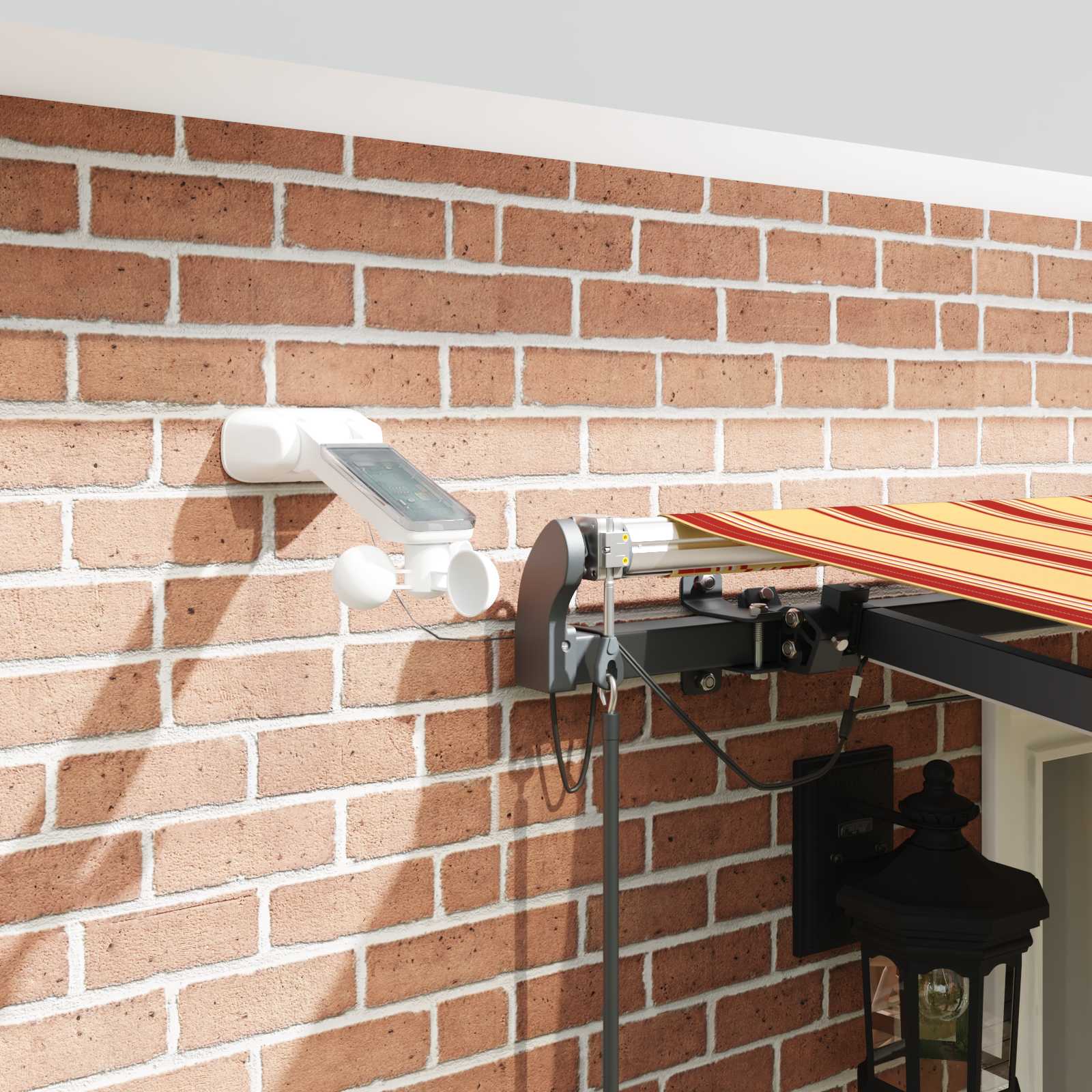 Luifeldoek met Geel en Oranje 500 × 350 cm Polyester image 4