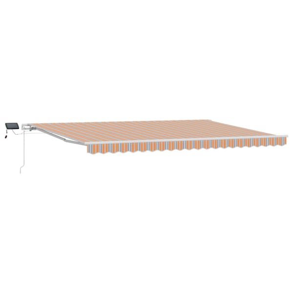 vidaXL Kokkuvolditav varikatus Mitmev&auml;rviline 500 &times; 350 cm
