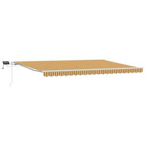 vidaXL Kokkuvolditav varikatus Mitmev&auml;rviline 500 &times; 350 cm