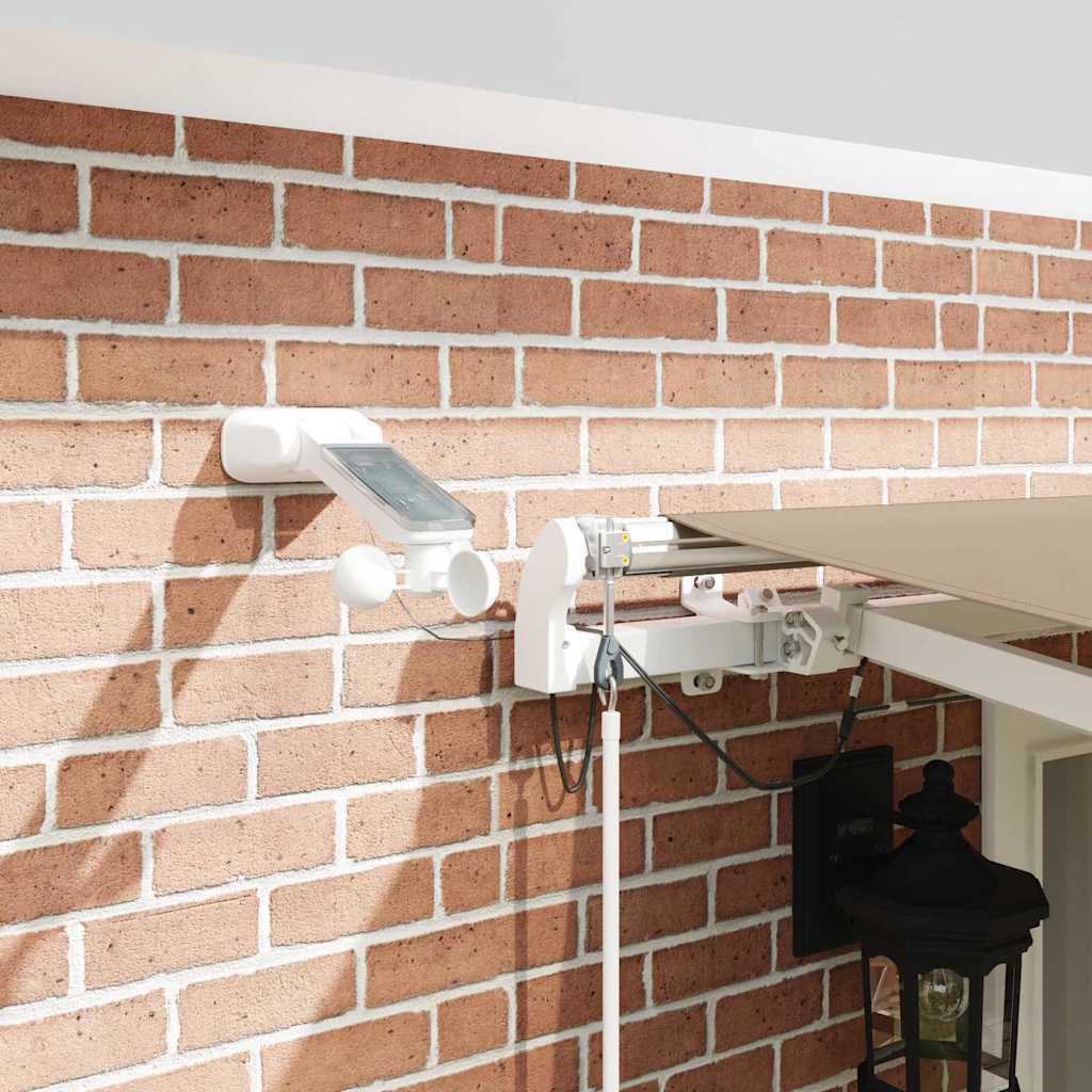 Inklapbaar Zonnescherm Beige 500 × 350 cm Polyester en Metaal image 4