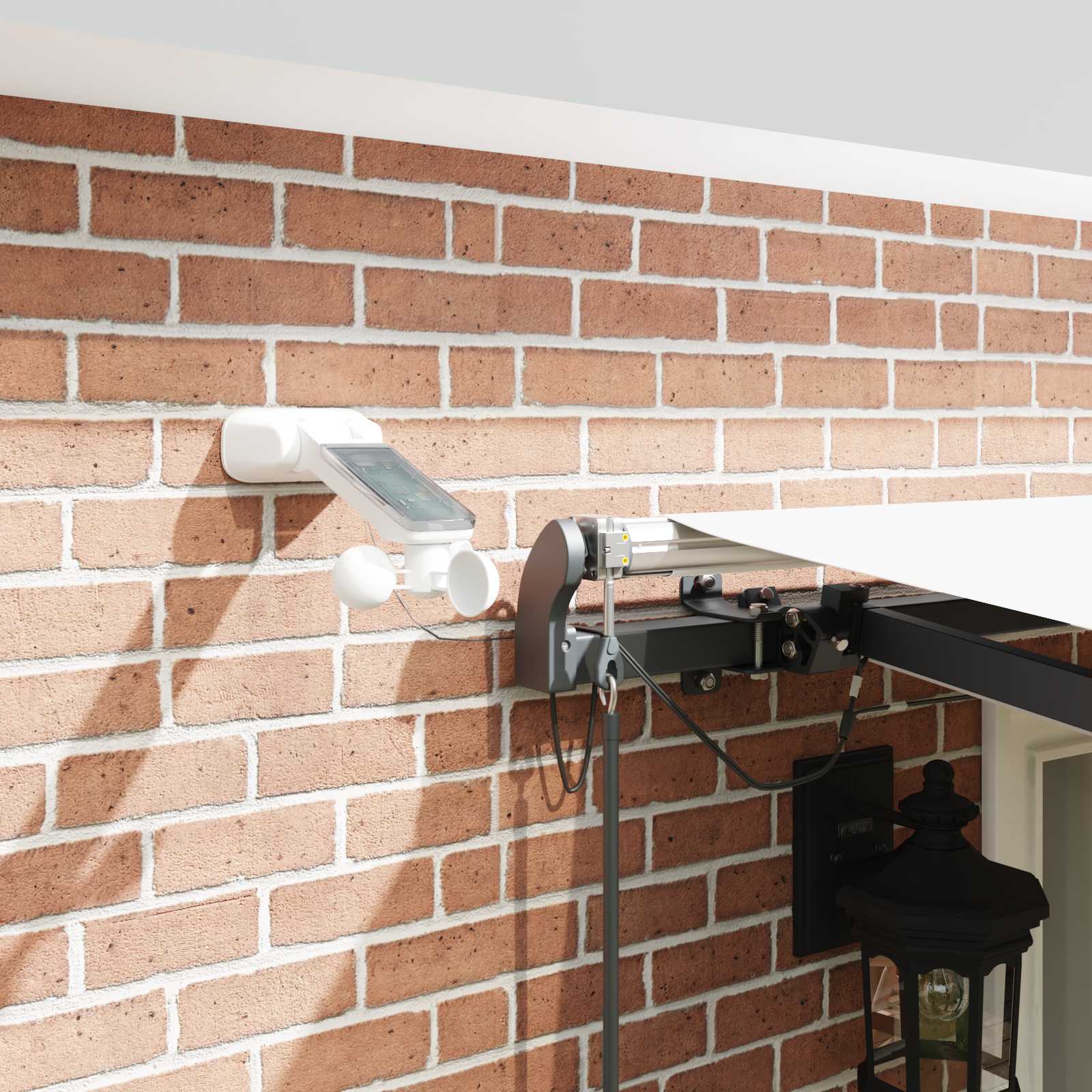 Luifeldoek met Wit 500 × 350 cm Polyester image 4