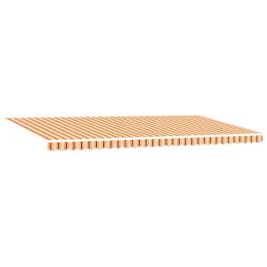 Plátno pro markýzu Žlutá a oranžová 600 × 300 cm Polyester - obrázek 5