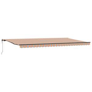 vidaXL Kokkuvolditav varikatus Mitmev&auml;rviline 600 &times; 300 cm