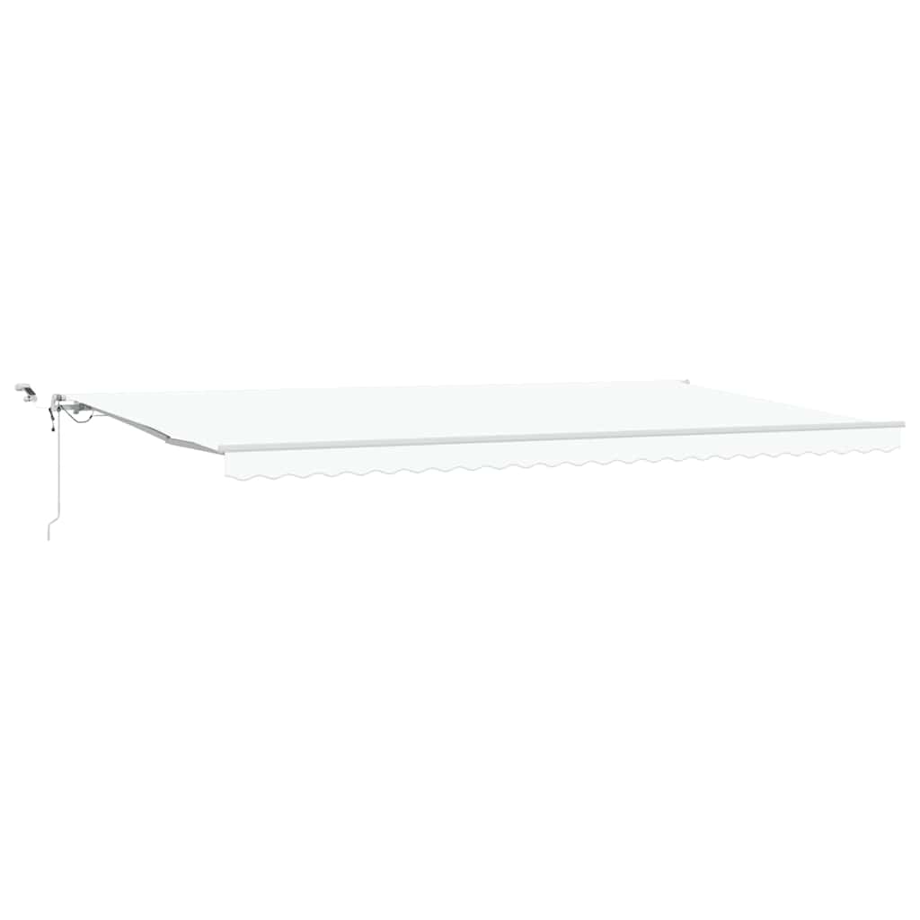 Automattinen retkituulihelma LED-valolla, valkoinen, 600 x 300 cm