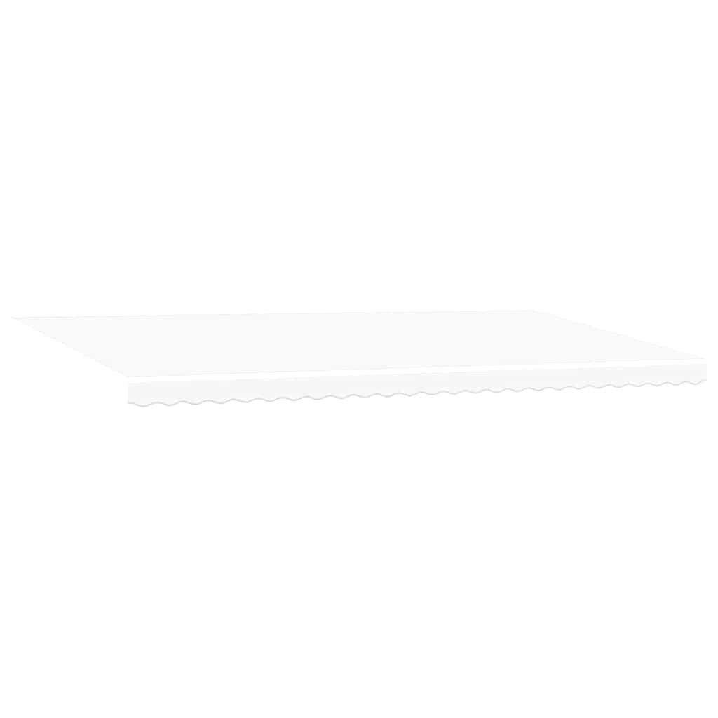 Valkoinen markiisi Valkoinen 600 × 300 cm Polyesteri