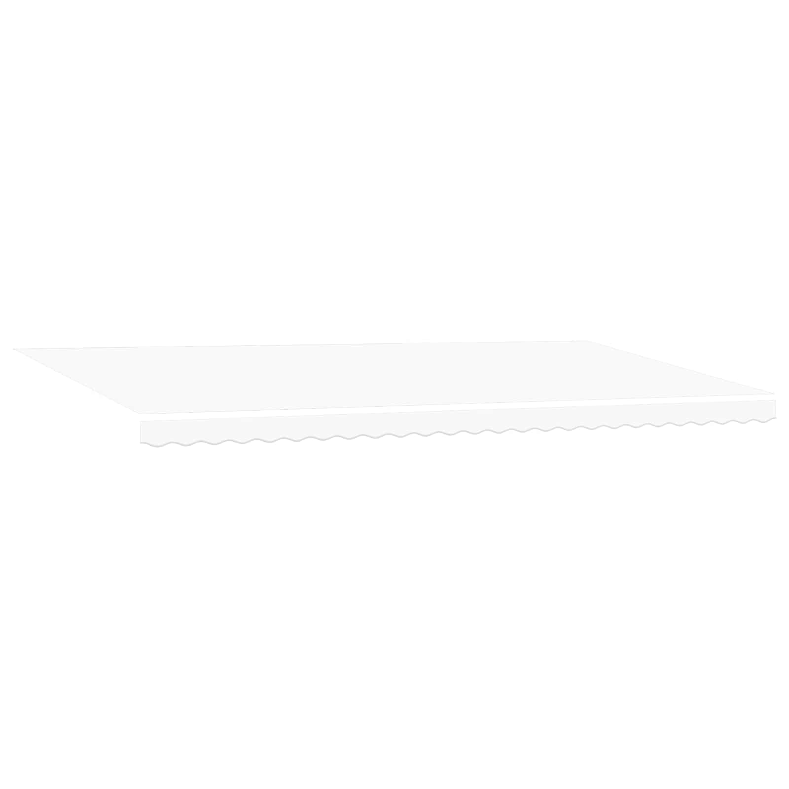 Luifeldoek Wit 600 × 300 cm Polyester image 5