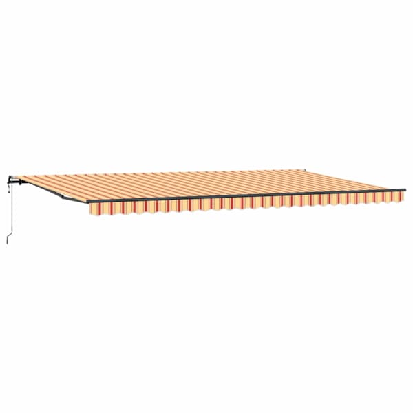 vidaXL Kokkuvolditav varikatus Kollane ja oranž 600 &times; 350 cm