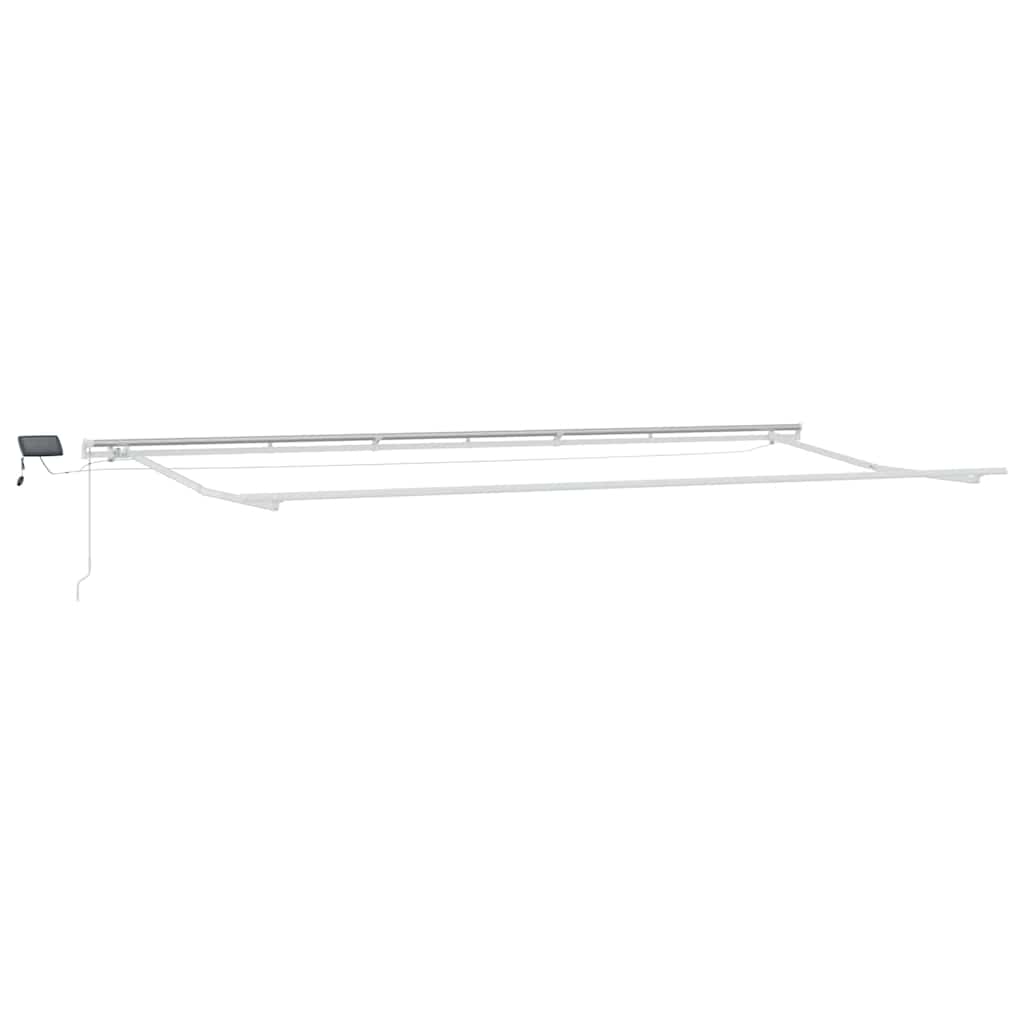 Uitschuifbare luifel Meerkleurig 600 × 350 cm Stof en Aluminium image 5
