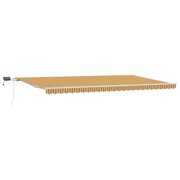 vidaXL Kokkuvolditav varikatus Mitmev&auml;rviline 600 &times; 350 cm