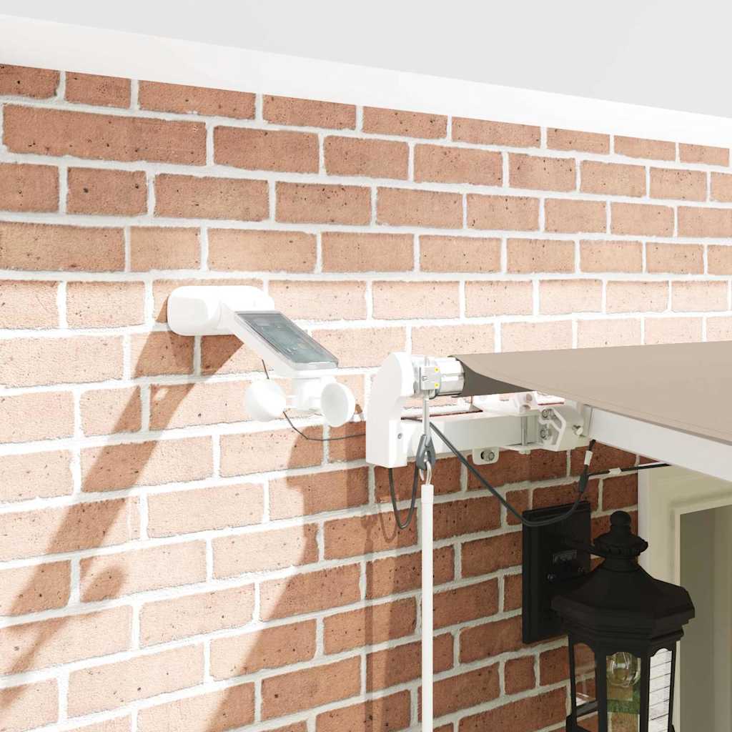 Inklapbaar Zonnescherm Beige 600 × 350 cm Polyester en Metaal image 4