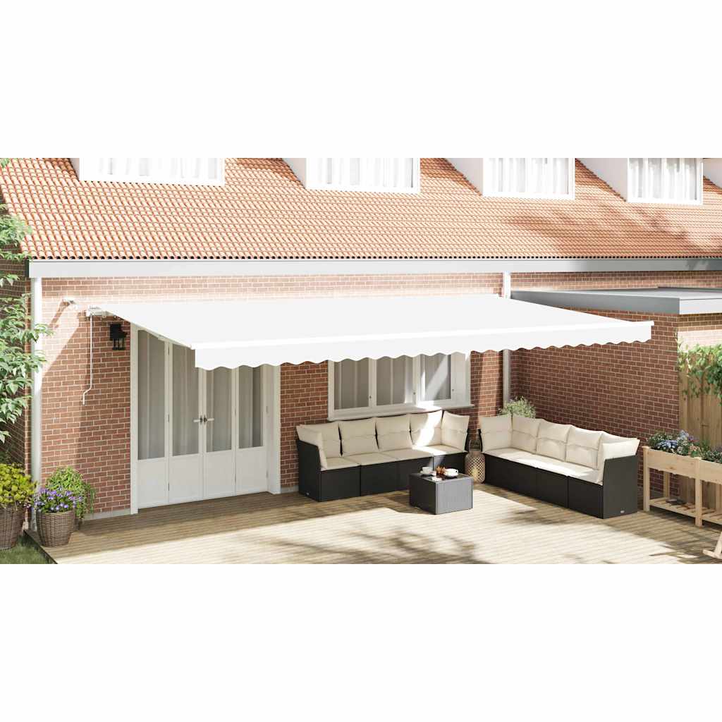 Luifeldoek Wit 600 × 350 cm Polyester image 13