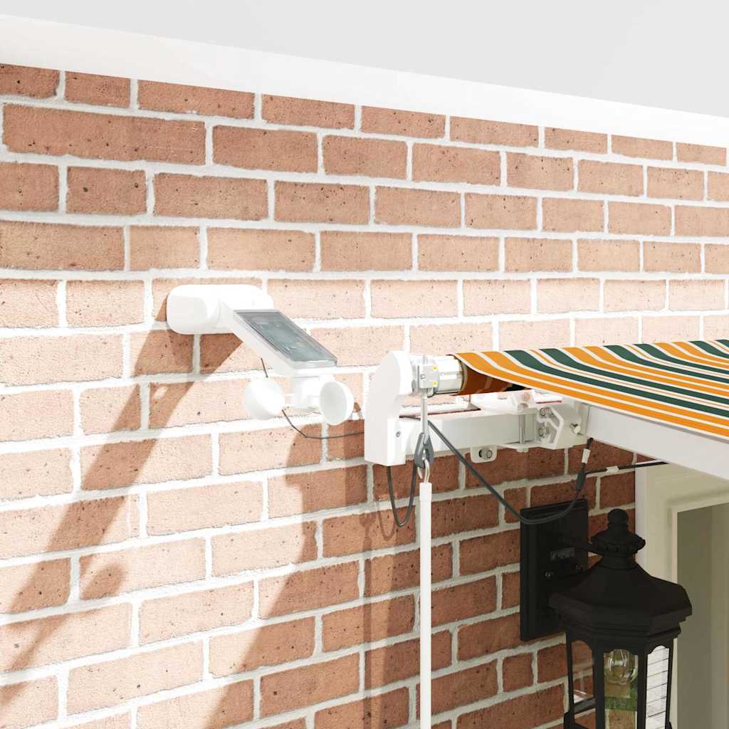 Inklapbaar Zonnescherm Groen en Geel 600 × 350 cm image 4