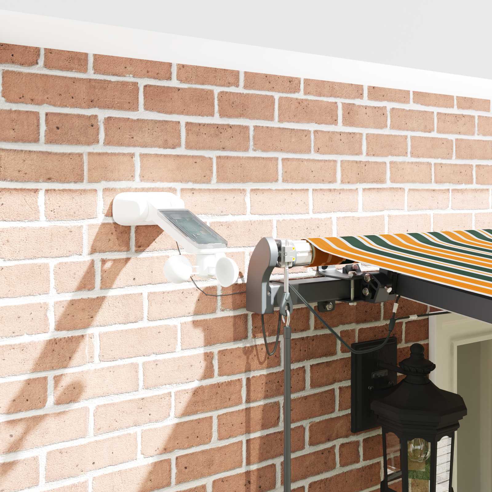 Luifeldoek met Groen en geel 600 × 350 cm Polyester image 4