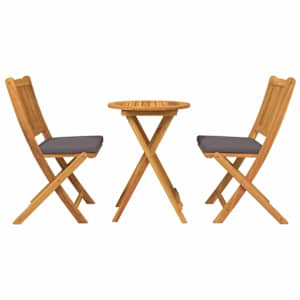 Zahradní bistro set 3 pcs Hnědá Masivní akátové dřevo - obrázek 7