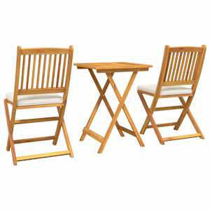 Zahradní bistro set 3 pcs Hnědá Masivní akátové dřevo - obrázek 8
