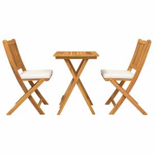 Zahradní bistro set 3 pcs Hnědá Masivní akátové dřevo - obrázek 7