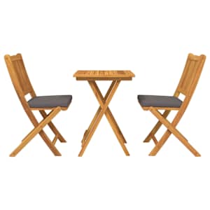 Zahradní bistro set 3 pcs Hnědá Masivní akátové dřevo - obrázek 7