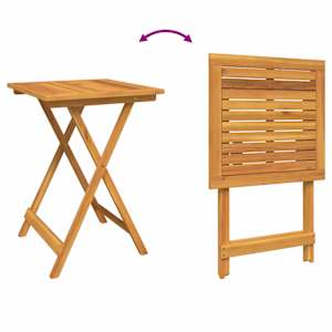 Zahradní bistro set 3 pcs Hnědá Masivní akátové dřevo - obrázek 14