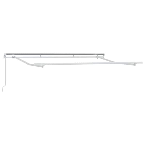 vidaXL Kailastud raam Valge 3,5 x 2 m Metall