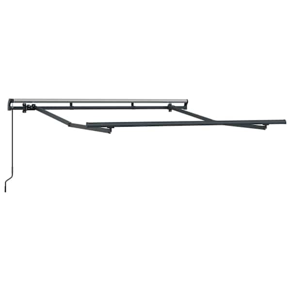 vidaXL Kailastud raam Antratsiit 2,5 x 2 m Metall