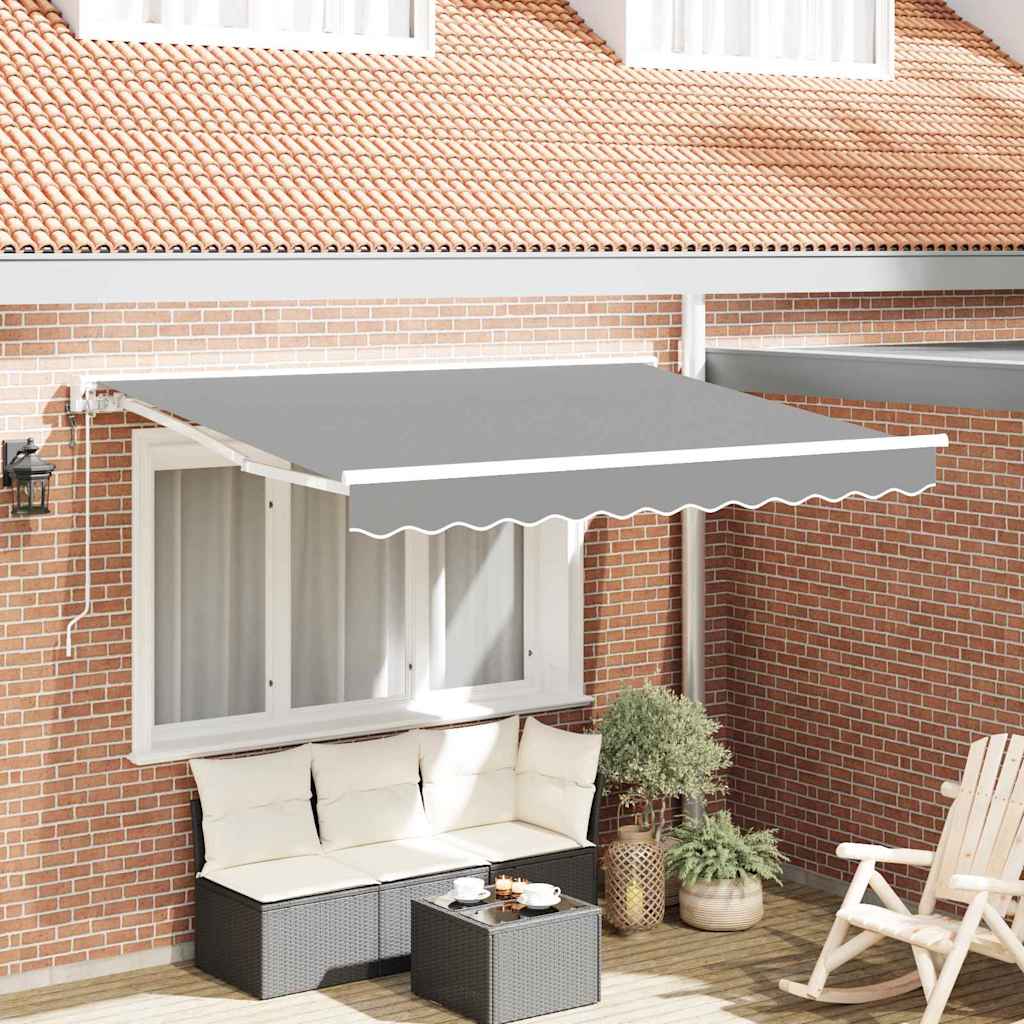 Elektrisk Markise Ramme Utrækkelig 3,5x2 cm Metal